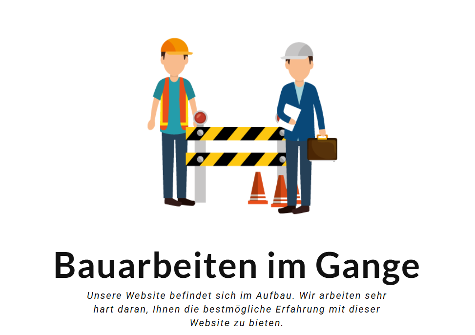 Website in Überarbeitung